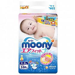 moony 尤妮佳 婴儿纸尿裤 S84片*3 *3件