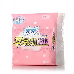 【苏宁超市】苏菲零敏肌140清香型护垫80P *2件