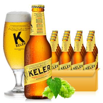 KELER 开勒 啤酒 250ml*24瓶  *2件