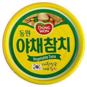 DONG WON 东远 金枪鱼罐头 蔬菜味 150g *2件