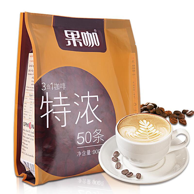 泰国进口 果咖FRUTTEE  三合一速溶咖啡 18g*50条