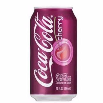 中粮海外直采 COCA-COLA可口可乐 汽水樱桃口味 355ml*10（美国进口）