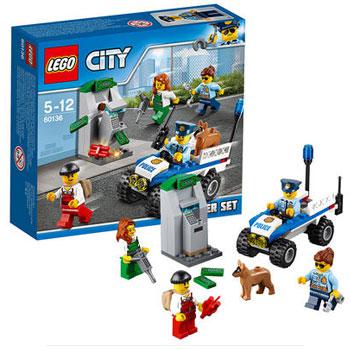 LEGO乐高 City城市系列 警 察局入门套装玩具