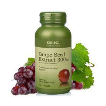 GNC 葡萄籽提取物胶囊 300mg 100粒*2瓶