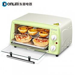 限华南：东菱（Donlim） DL-K12 电烤箱 烤箱 12L 家用电烤箱 绿色