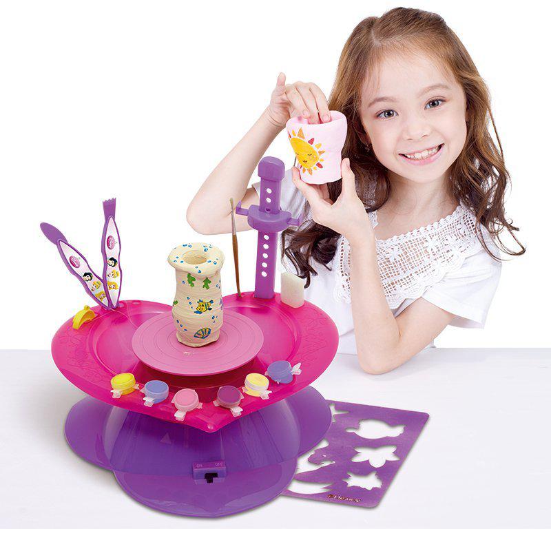 Disney 迪士尼 儿童电动陶泥机玩具+真彩陶泥*2袋
