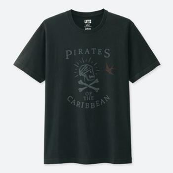 UNIQLO优衣库 男装印花短袖T恤加勒比海盗联名款