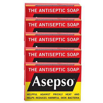 Asepso安施露 抑菌洁肤皂 80g*5个