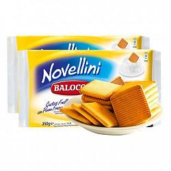 意大利进口 BALOCCO 百乐可 奶油蜂蜜 饼干 350g*2袋 组合装