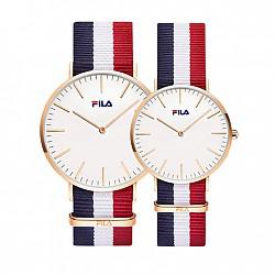 斐乐（FILA）手表 时尚运动休闲防水石英红白蓝表带情侣表FLM/FLL38-778