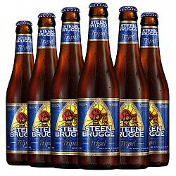 【京东超市】比利时进口啤酒 Steenbrugge 布鲁日三料啤酒 精酿啤酒 组合装 330mlx6瓶