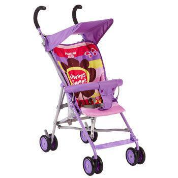 荟智 HD100-W-J151  婴儿推车紫色 *2件