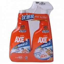 【京东超市】斧头牌（AXE）橙油厨房重油污净500g（泵加补） 油污清洁剂 *3件