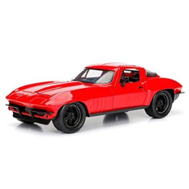 Jada Toys 速度与激情 8 Chevy Corvette 雪佛兰 考维特 1:24 汽车模型车 *2件