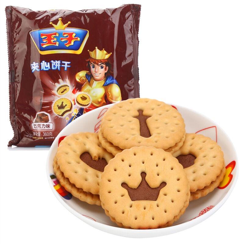 京东商城 王子 夹心饼干 巧克力风味 360g