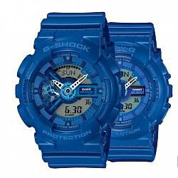 卡西欧(CASIO)手表 魔蓝主题系列户外运动情侣对表GA-110BC-2A/BA-110BC-2A
