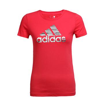 adidas阿迪达斯 新款女子运动休闲系列T恤