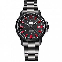 李维斯（Levi's）手表 美式潮流全黑钢系列机械男表黑盘黑钢带LTK1704-01