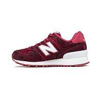 new balance/NB 女鞋鞋复古鞋跑步鞋休闲鞋运动鞋WL574MWC 红色