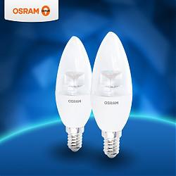 OSRAM 欧司朗 LED透明烛泡 E14螺口 3.3W *2件