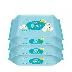 【苏宁自营】飘漾（Pureyoung）婴幼儿湿巾80片*3包 经济便利型