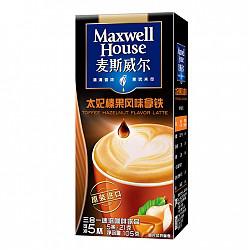 【京东超市】麦斯威尔太妃榛果拿铁速溶咖啡5条（105克/盒）（新老包装交替） *10件