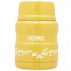 膳魔师（THERMOS）不锈钢保温罐焖烧罐 SK-3000MR(YL) 黄色 470ml 配不锈钢汤匙 *2件