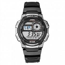 CASIO 卡西欧 Regular系列 AE-1000W-1B 电子男表 + Disney 14058L 儿童手表