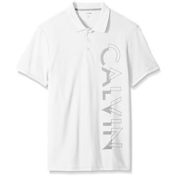 Calvin Klein 男士大Logo Polo衫