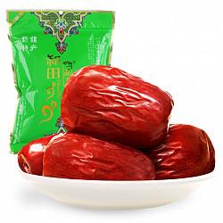 【京东超市】一品玉 蜜饯果干 新疆特产 大枣 和田大红枣五星450g*3袋