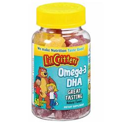 京东商城 美国 L'ilCritters小熊软糖（60粒/瓶）含omega-3和DHA