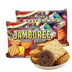 马来西亚进口 茱蒂丝Julie's大欢聚什锦饼干 210克（30克×7包）×2（限地区） *10件
