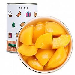 多儿比（Dolbee）黄桃水果罐头 425g *2件