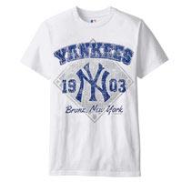亚马逊海外购 限码：MLB New York Yankees纽约洋基队 男士纯棉T恤