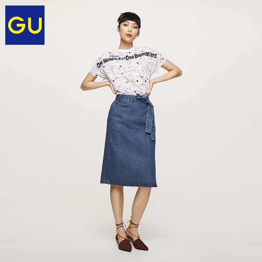 GU2017新款女装时尚迪士尼系列印花短袖T恤29元