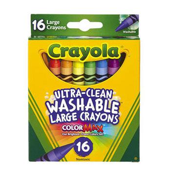 Crayola绘儿乐 儿童无毒 16色可水洗大蜡笔套餐组 2岁以上