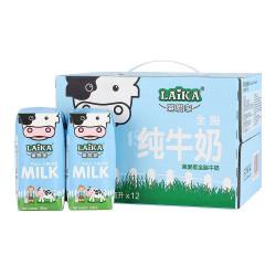 LAIKA 莱爱家 全脂牛奶 纯牛奶 200mL*12瓶
