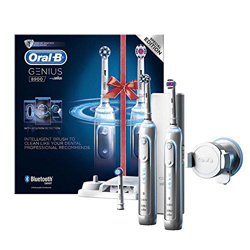 BRAUN 博朗 Oral-B 欧乐-B Genius 8900 智能电动牙刷套装（两支装）