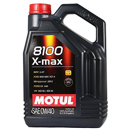 MOTUL 摩特 8100 X-MAX 0W-40 SN 全合成机油 5L