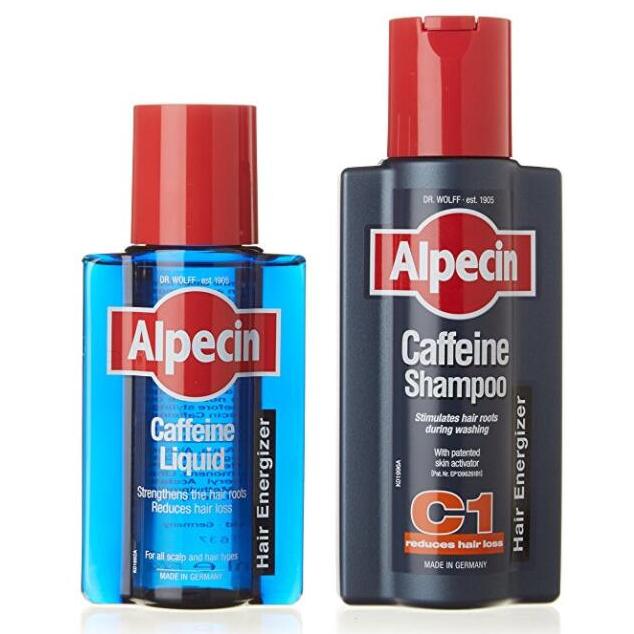 Alpecin阿佩辛 咖啡因防脱生发洗发水 250ml+营养液 200ml 3套