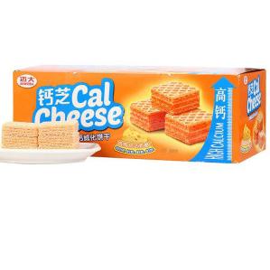 Calcheese 钙芝 奶酪味高钙威化饼干 648g  *8件