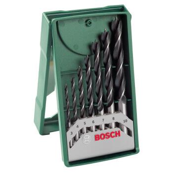 博世（BOSCH ）7支Mini木工钻头套装 （绿色）