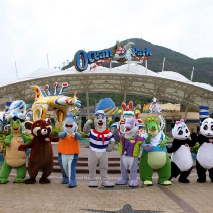 香港海洋公园周边4钻酒店1晚+2大1小海洋公园门票