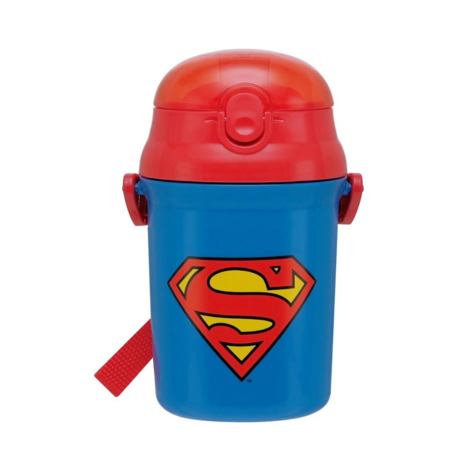 SKATER SST3H 自动开盖式 带吸管水瓶 SUPERMAN 超人