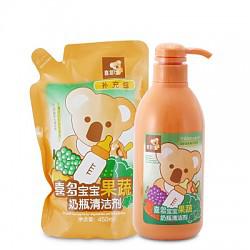 喜多（HITO)宝宝果蔬奶瓶清洁剂-H3404091 蔬果香型配方 *3件