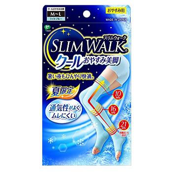 日本SLIM WALK 夏季凉感瘦腿袜