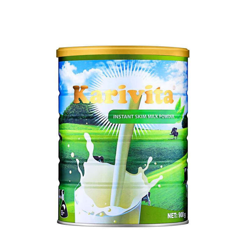 Karivita卡瑞特兹 新西兰进口 脱脂成人奶粉 高钙 900g*2件
