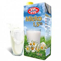 波兰 进口牛奶 妙可（Mlekovita）低脂牛奶1L*12盒