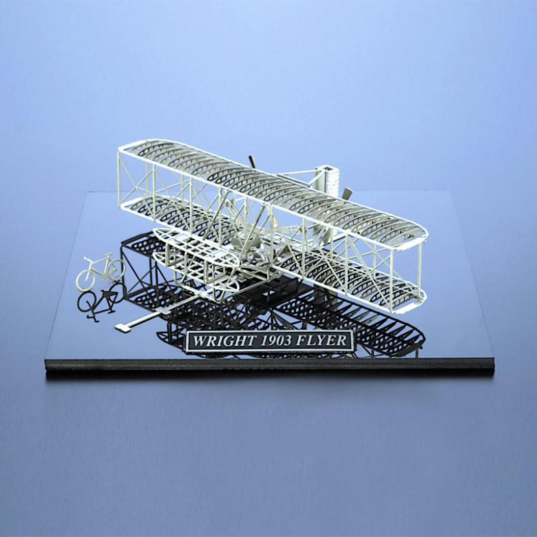 Aerobase 镍合金制 莱特1903 飞机拼装模型
