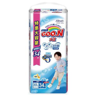 Goo.n 大王 婴幼儿短裤式纸尿裤 XXL34片